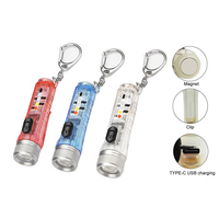 Mini lampe torche magnétique rechargeable par USB, haute puissance, portable, pour le camping, les situations d'urgence, longue portée, lumière LED blanche, IP65