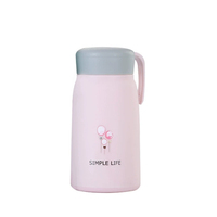 L10 vente en gros 360ML cadeau créatif dessin animé verre publicité tasse à boire hommes femmes étudiants bouteille d'eau avec couvercle