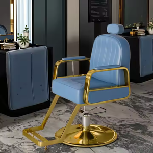 เก้าอี้คุณภาพสูงสำหรับร้านทำผม ปรับได้ นั่งสบาย เหมาะสำหรับร้านทำผม เก้าอี้ตัดผม ร้านตัดผมชาย - Product Image 6