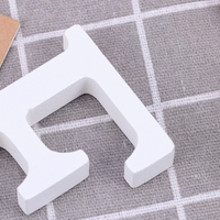 DIY Pin Bois Alphabet Relief Peintures Home Decor Tabletop Craft pour la Saint-Valentin