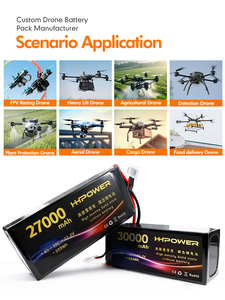 Hfpower fpv סוללה מזל "ט <span class=keywords><strong>6s</strong></span>/7s/8s <span class=keywords><strong>22.2v</strong></span> 16000mah <span class=keywords><strong>10c</strong></span> קיבולת גבוהה lightweakes <span class=keywords><strong>6s</strong></span> <span class=keywords><strong>lipo</strong></span> סוללה עבור fpv מזל" ט - Product Image 3