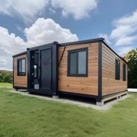 Granny Flat 20ft 40 Ft Contenedor extensible Casa plegable Prefab 40ft Villa Envío Casa móvil prefabricada 2 3 4 5 Dormitorios