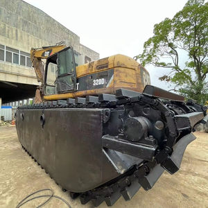 A Used Second-hand Amphibious Excavator <b>Earth</b>-<b>moving</b> <b>Machinery</b> Cat 320DL of Sale - Product Image 1