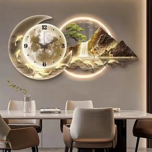 Venta Directa de Fábrica, Arte Decorativo para Paisajes, Impresión UV para el Hogar, Pintura Acrílica de Luna Personalizada, Luces LED de Pared - Product Image 2