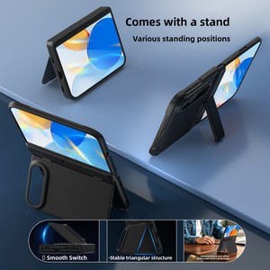 Coque magnétique pour téléphone portable Huanmin, vente en gros directe usine, compatible avec Apple iPhone Duo, étui de protection pliable, transfrontalier - Product Image 1