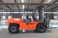 Chariot élévateur à fourche diesel 10 tonnes 16 tonnes avec fourche allongée