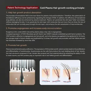 2024 Innovaitve COLD PLASMA TECHNOLOGY Hair Regrowth Device /World Best Hair Regrowth Products /anti Hair Loss Equipment