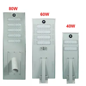 Outdoor Reasonable Competitive Price Professional 100w 80w 60w 45w Unique Ip65 Large Die Casting All In Solar Street Light