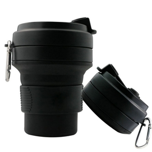 แก้วกาแฟซิลิโคนพับได้แบบพกพา ใช้กับเครื่องล้างจานและไมโครเวฟได้ - Product Image 5