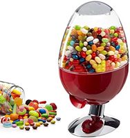 Distributeur automatique de friandises pour animaux de compagnie, de bonbons, de noix, de haricots, de collations sensibles au toucher, 1L, élégant, facile à nettoyer, mini distributeur automatique de bonbons