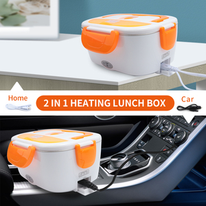 B10-1174 Amz Top Seller Car Home Use Stainless Steel Heating Food Warmer Electric <strong>Lunch</strong> <strong>Box</strong> - Product Image 6