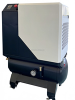Compresseur d'air à vis de type rabattable 5.5KW avec réservoir 100L monophasé 110v 220v avec Offre Spéciale de démarrage d'inverseur de moteur PM prix d'usine