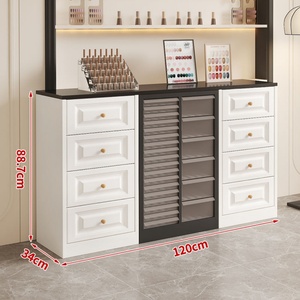 Armoire de rangement pour vernis à ongles sur mesure, armoire de présentation, salon de beauté, armoire de sol pour vernis à ongles, armoire pour vernis à ongles - Product Image 5