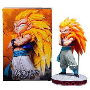 Figuras de Anime de Dragon Ball Super Saiyan 3 <span class=keywords><strong>Gotenks</strong></span>, Adornos de Alta Calidad, 2 Estilos, Tamaño <span class=keywords><strong>Pequeño</strong></span>, Decoraciones de Escritorio - Product Image 5