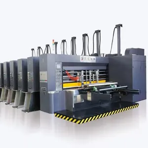 Hebei famosa marca alimentação de corrente impressora de tinta flexível die cortador máquina