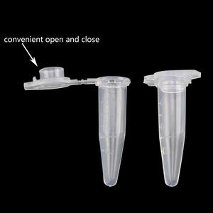 With Centrifuge <b>Tubes</b> 1.5ml 2ml <b>Plastic</b> Thickened Graduated With Cap Pointed Bottom For Laboratory Use - Product Image 2