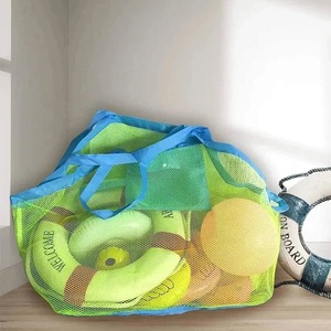 Kids Portable <b>Beach</b> <b>Bag</b> Anti-Sand Waterproof Toy Storage Net Large Capacity Mesh Travel Towel Outdoor <b>Bag</b> - Product Image 6