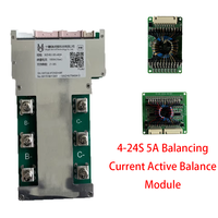 Carte de circuit imprimé ANT Smart BMS série 21-30S 400A (pic 1000A) version standard BT avec module d'équilibrage actif 4-24S 5A