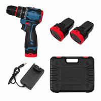 Perceuse sans fil puissante 16,8 V sans balais, kit tournevis électrique à batterie lithium 2 vitesses, couple réglable pour atelier