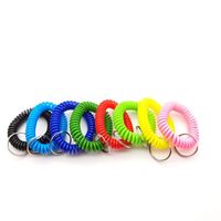 Silbato de plástico Cheer con logotipo personalizado y pulseras elásticas
