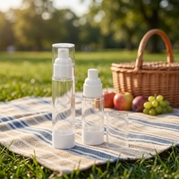 Bouteille Airless Rechargeable en Gros 15ml 30ml 40ml 50ml – Contenant Vide en Plastique Sous Vide pour Crème Contour des Yeux et Crème Visage avec Pompe