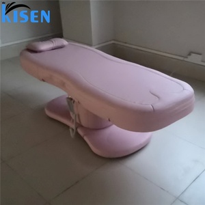 KISEN Custom Luxury Professional Cosmetic Beauty Facial Lash Treatment Salon Chair 3 Motor <b>Electric</b> Massage <b>Table</b> Beauty Bed - Product Image 2