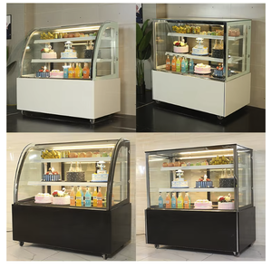 Vitrinas de confitería de Chocolate con refrigeración ventilada de vidrio, nevera, refrigerador, aire, pastelería dulce, exhibición de panadería - Product Image 2