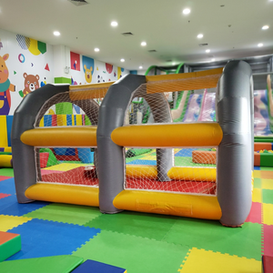Commercial <b>Inflatable</b> Football Goal Obstacle Course CE Certified Premium PVC Outdoor Interactive Sports <b>Game</b> For Adults Kids - Product Image 1