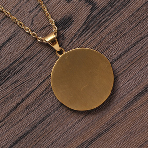 Collana Talismano Aum Indiana con Ciondolo in Cristallo e Acciaio Inossidabile - Product Image 3