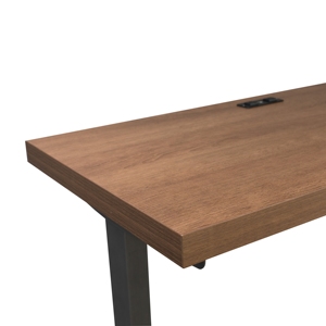 Bureau d'ordinateur en bois à hauteur réglable avec mécanisme de levage électrique (plage 75-120 cm) et contrôleur programmable à 4 boutons 2 - Product Image 5