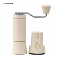 Moulin à café portable à dose unique, facile à démonter et à nettoyer, système de broyage tout métal haute précision pour l'extérieur et la maison