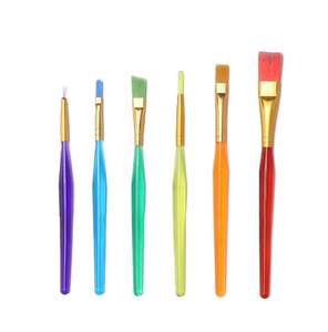 6 ensembles de pinceaux pour enfants, pinceaux de peinture à l'huile, pinceaux d'aquarelle, pinceaux de gouache - Product Image 2