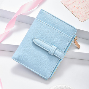 Cartera Minimalista de Piel Sintética para Mujer, Billetera Delgada y Corta con Monedero, Estilo Moderno y Fresco, Bolso Pequeño para Dinero para Chicas - Product Image 5