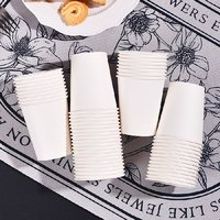 Gobelet en papier jetable Dingyue, épaissi, pour café, lait, thé, boissons, avec logo, gobelet à eau avec protection thermique