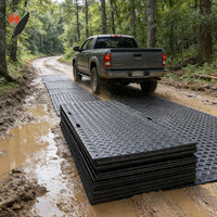 HDPE-Verbundfahrplatten/Bodenschutzmatten/Temporäre Parkplatzmatten, HDPE-Bodenschutzmatte aus Kunststoff