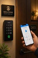 TTLock BLE Eingebetteter Wasserdichter Vandalensicherer Zugangscontroller mit RFID NFC-Leser für Drehkreuz- und Schrankenintegration