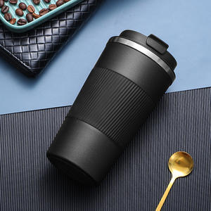 Tumbler da Caffè in Acciaio Inox 380ml / 510ml <span class=keywords><strong>con</strong></span> Coperchio, Tazza da Viaggio a Doppia Parete 304, Personalizzabile <span class=keywords><strong>con</strong></span> Logo - Product Image 3