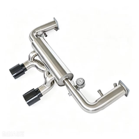 Système d'échappement Catback en acier inoxydable T304 avec soupape à vide pour Porsche 991.2 Carrera GTS C4S 3.0T 2015-2019 – Amélioration des performances du silencieux