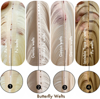 Nouvelle Tendance Usine : Extensions de Cheveux Chinois 100% Vierge Remy pour Tissage Invisible XO Hole Butterfly Weft à Trame Unique
