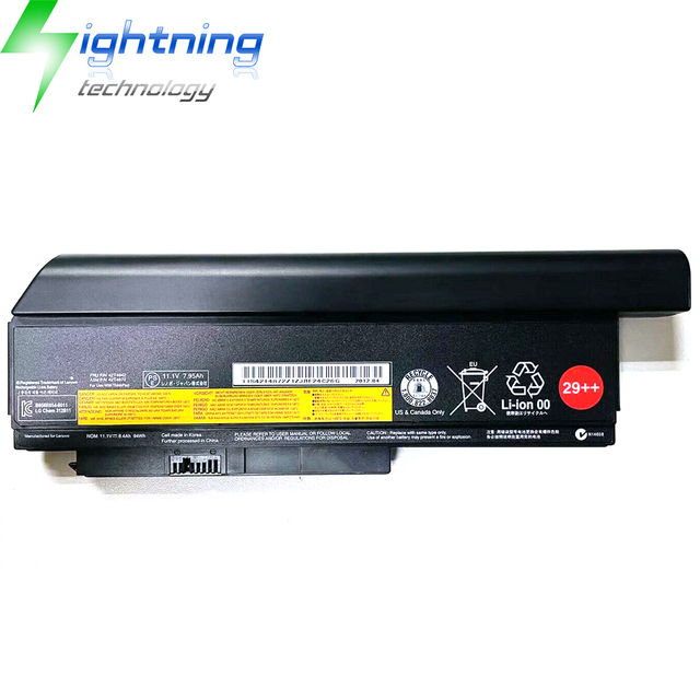 New Genuine Original 29++ 11.1V 97Wh Laptop Battery for Lenovo Thinkpad X220 X220I X220S 42T4899 42T4900 42T4942