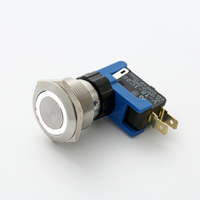 ELEWIND 30mm 15A 1NO1NC IP65 CE pour interrupteur à bouton-poussoir pour éclairage annulaire PM301-Q-11ZE