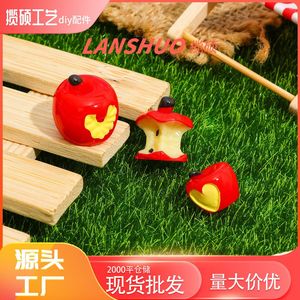 Miniatura 3D de Resina con Forma de Núcleo de Manzana, Decoración para el Hogar, Modelo de Resina Plástica de Forma Irregular para Adorno de Escritorio - Product Image 2
