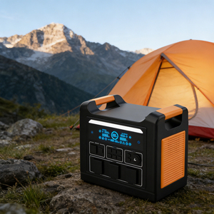 Customized 1000W MPPT Solar Outdoor Portable Power Station LiFePO4 Battery 1152WH Pure Sine Wave <b>Jump</b> <b>Starter</b> - Product Image 5