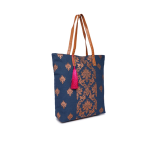 Sac fourre-tout en toile de coton de qualité supérieure, imprimé multicolore élégant pour femmes et filles, pour un usage quotidien, à prix abordable - Product Image 1