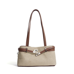 2026 Early Spring New High-end Sense Niche Design <b>Medium</b> Zipper Underarm Shoulder Shopping <b>Bag</b> Trendy All-match - Product Image 5