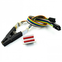 Penjepit Uji IC SOP16 SOP 16 SOIC16 Pin, Penjepit Flash SOP16 ke DIP8 untuk Seri 25 RT809F TL866CS TL866A