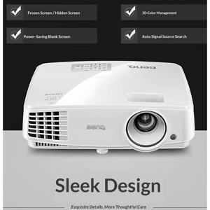 Projecteur DLP Benq BS2800 1080P Prêt pour la 3D 4000 Lumens 6,5 kg Léger Portable Mise au Point Manuelle & Objectif Zoom Utilisation Professionnelle et Éducative - Product Image 2