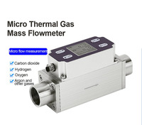 Micro débitmètre numérique de gaz pour la mesure de faible débit Micro débitmètre massique de gaz thermique 4-20mA RS485 pour gaz de haute pureté