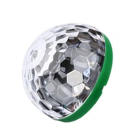 Boule disco USB, lumière LED RGB, petite boule lumineuse de scène, ampoules colorées, lumière de scène rotative automatique, ampoule LED pour DJ, club, fête