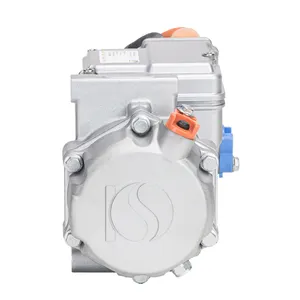14cc 12V xe điện điều hòa không khí máy nén R134a điều hòa không khí <span class=keywords><strong>AC</strong></span> A/C <span class=keywords><strong>Scroll</strong></span> máy nén cho xe ô tô điện COM - Product Image 3